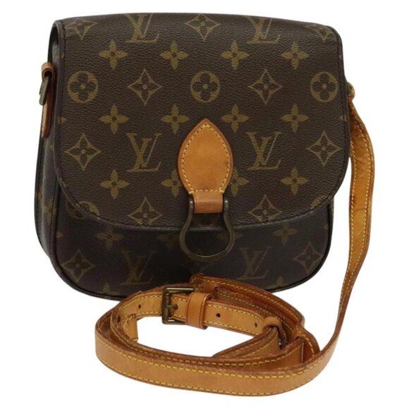 LOUIS VUITTON Monogram Monogram Saint Cloud MM Shoulder Bag - Picture 1 of 16